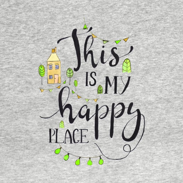 Happy place lime by biazartstudio_digitales